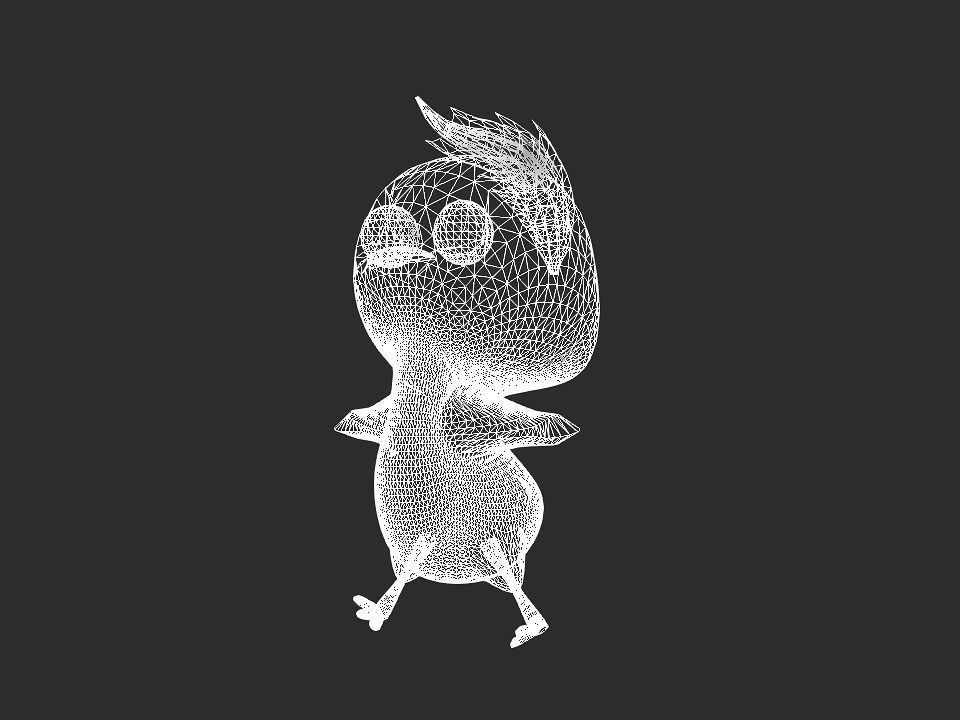 Chickeen 3D print chick 3D print model_45