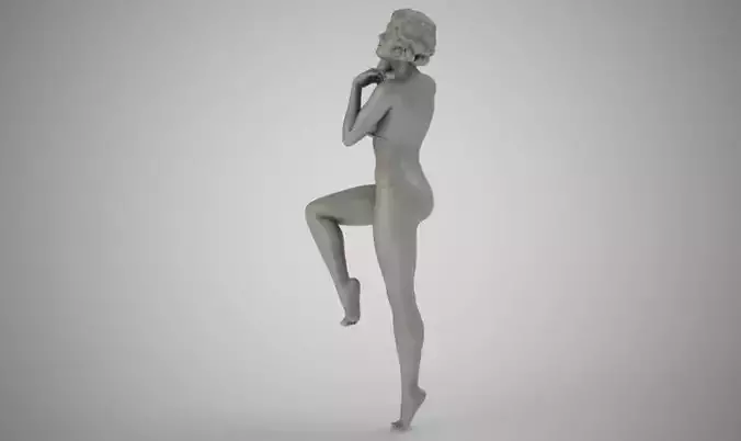 Beautiful Vibrant Woman 3D print model