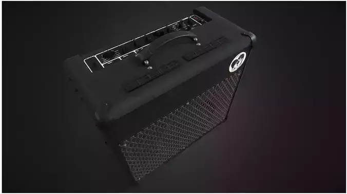 Vox guitar amp Low-poly 3D model