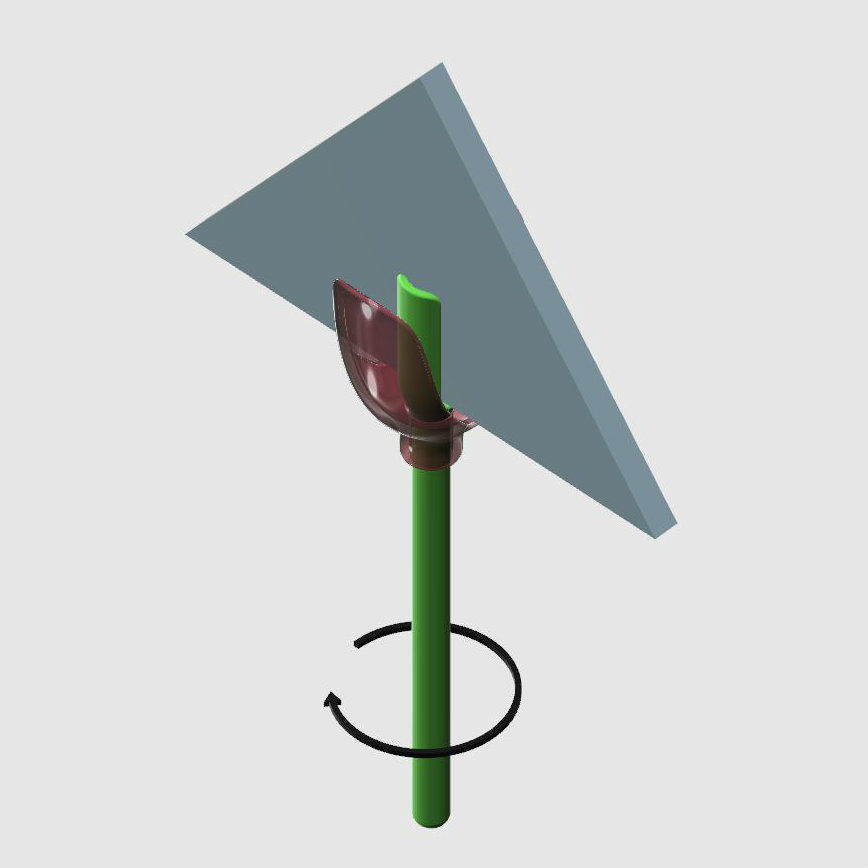 Tulip napkin holder Free 3D print model_5