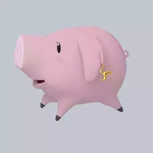 Scraps Captain Hawk Low-poly 3D model