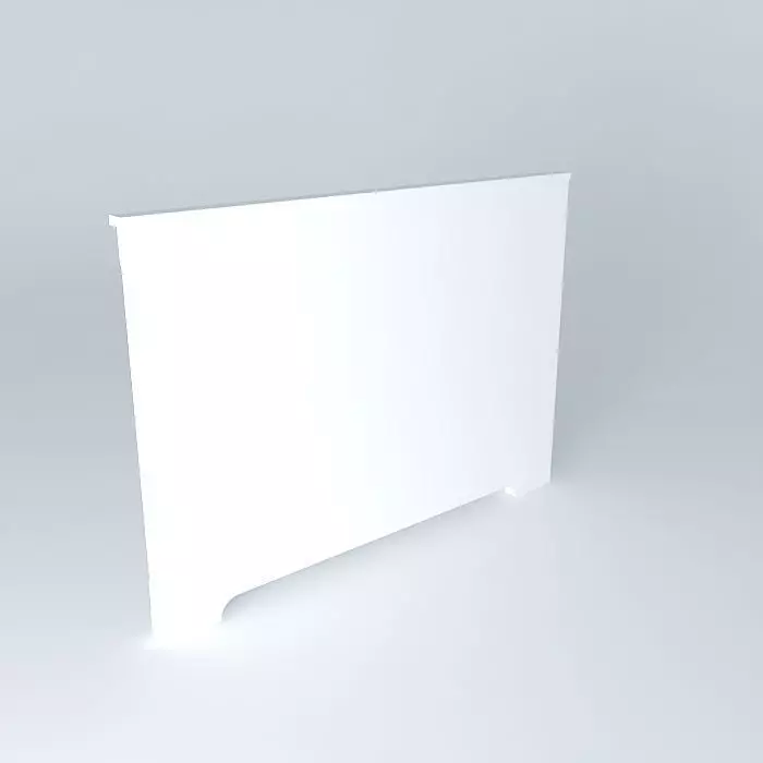 headboards shelf Free 3D model_0