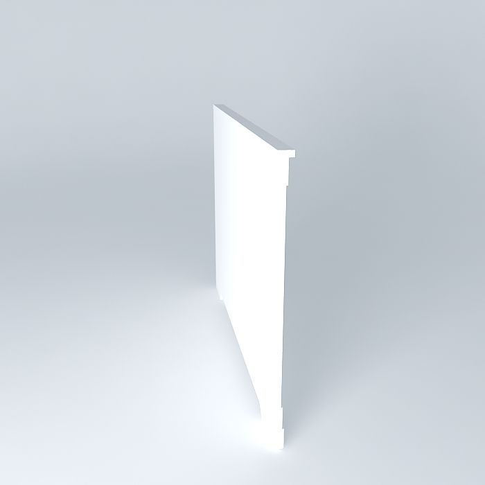 headboards shelf Free 3D model_2