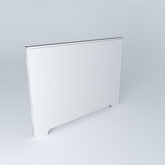 headboards shelf Free 3D model_3