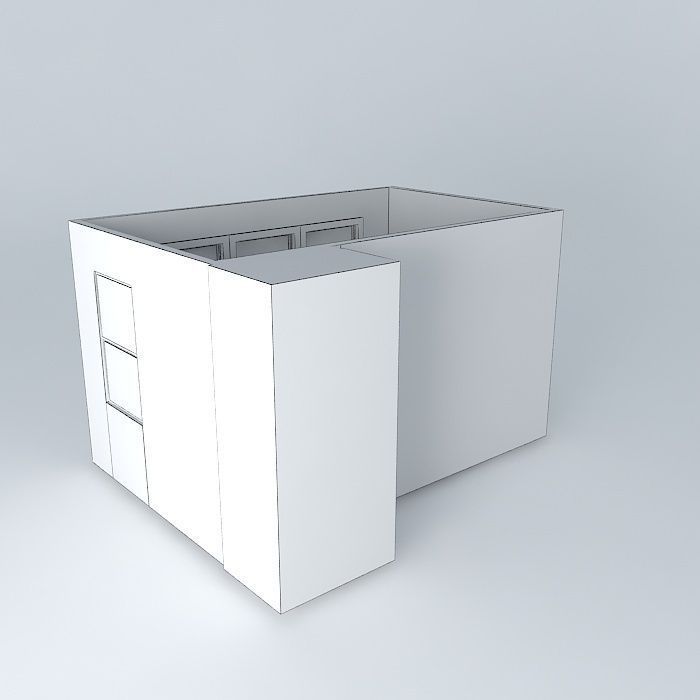 Room design Free 3D model_3