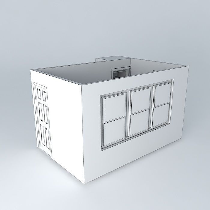 Room design Free 3D model_4