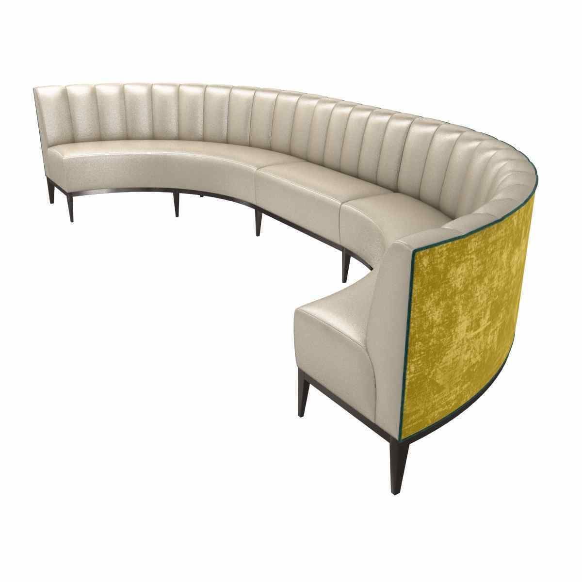 Sofa and chair company bespoke rounded  sofa  3d model 3D model_4