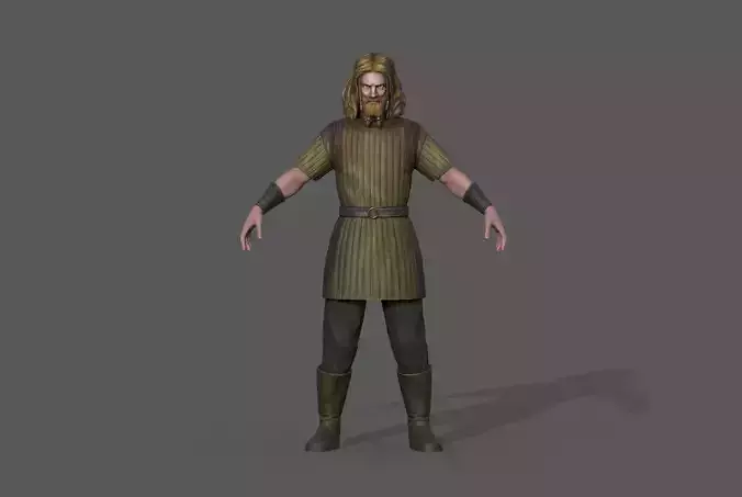 Torstein man with long hair