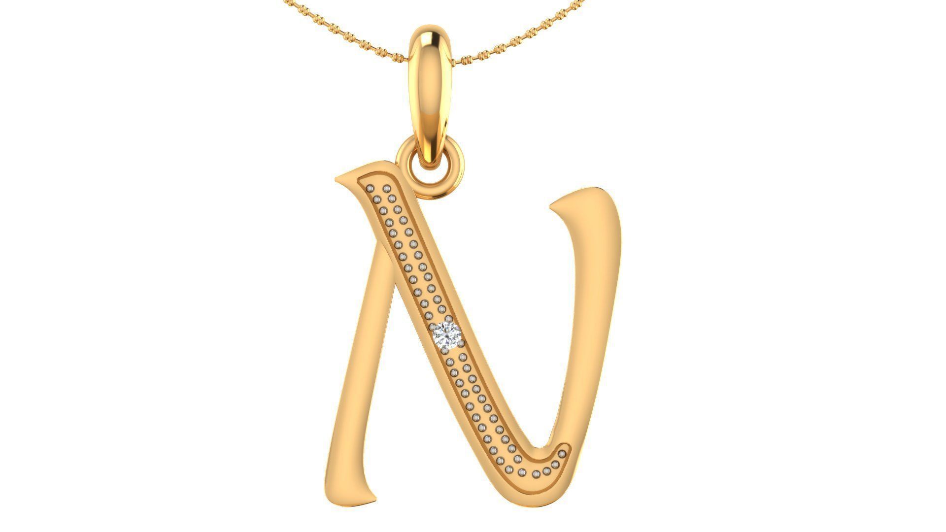 ALPHABETS LETTERS COLLECTION 26 FILES 3DM STL PRINTABLE  3D print model_18