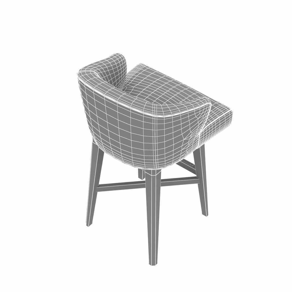 Vanguard charley barstool 3d model 3D model_7