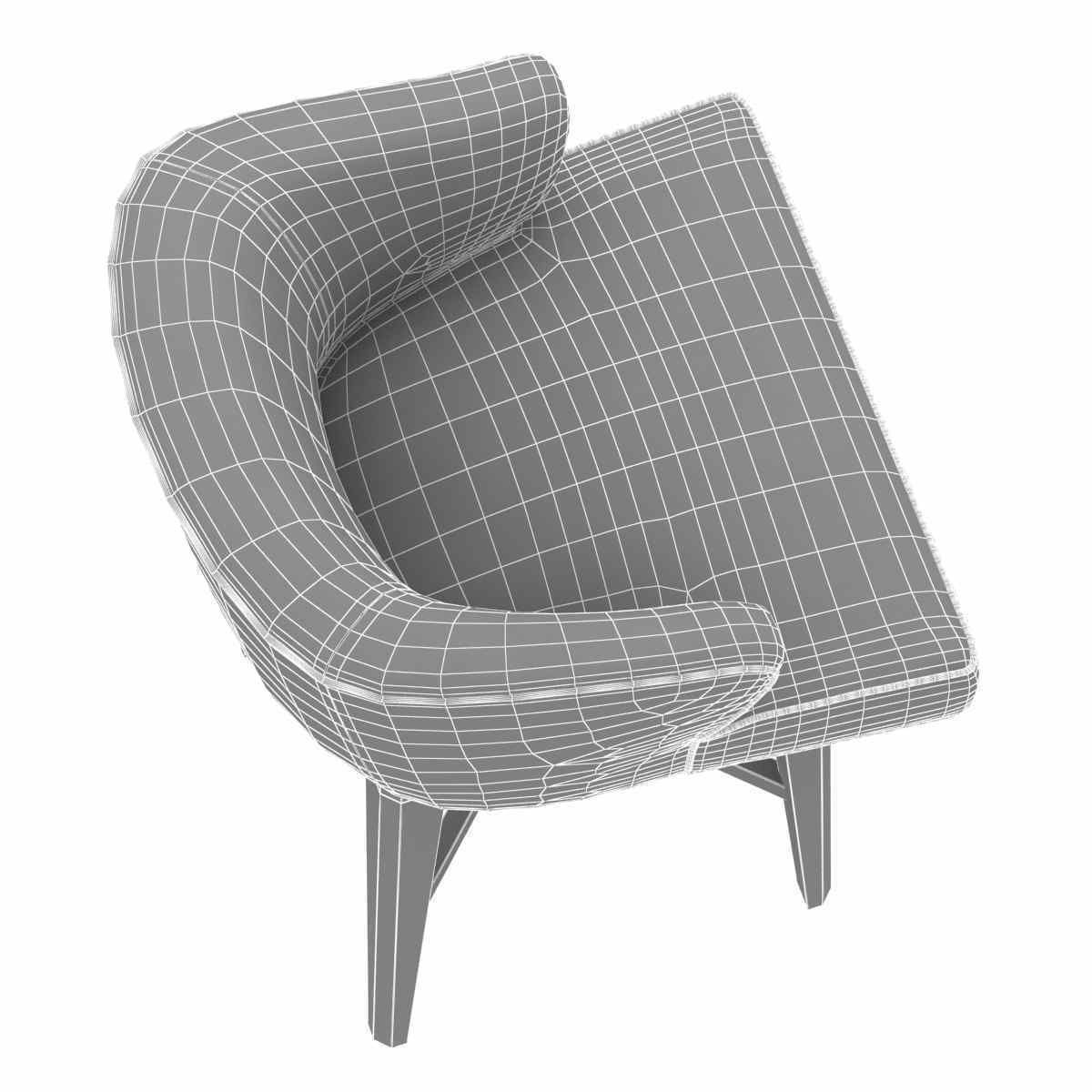 Vanguard charley barstool 3d model 3D model_9