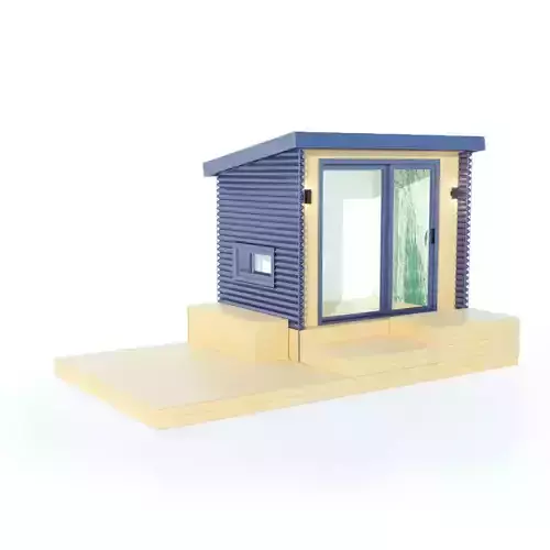 Backyard office Free 3D model