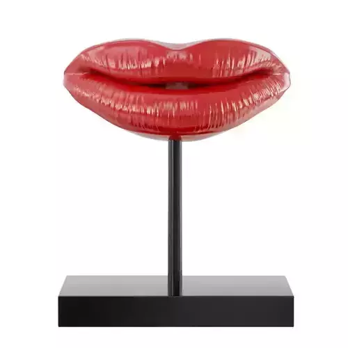 Figurine red lips 02 3D model