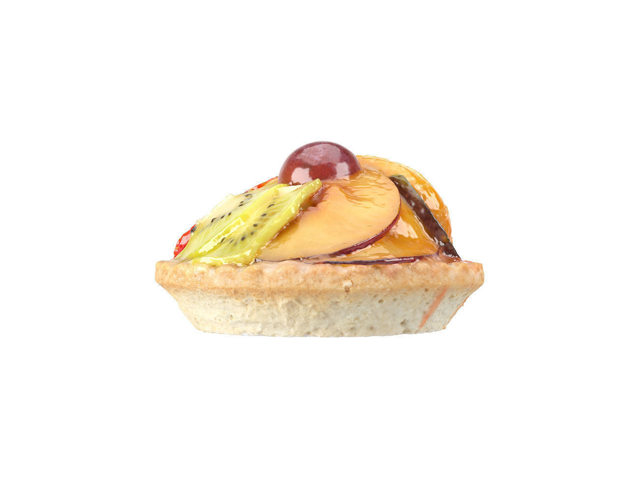 Photorealistic Mini Fruit Tart 3D Scan 3D model_3
