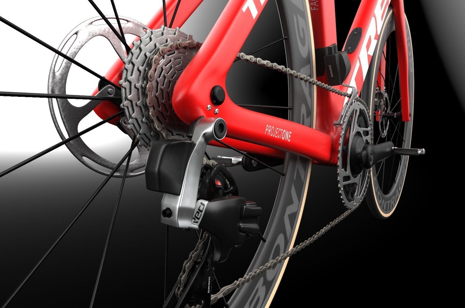 Roadbike TREK Madone SLR 9 Disc eTap 3D model_3