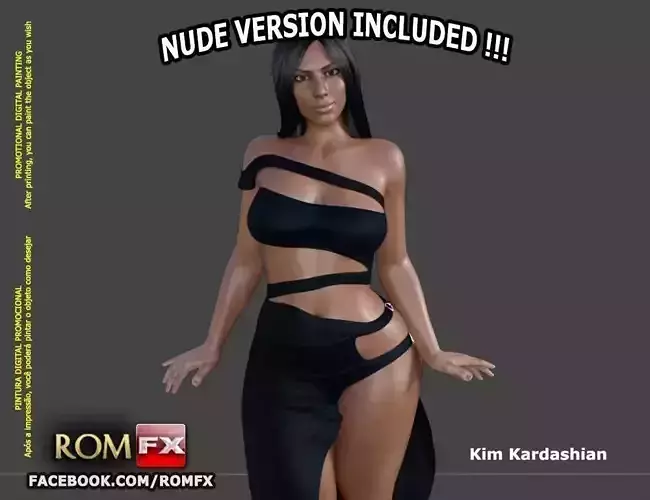 Kim Kardashian - 3D Figure Printable