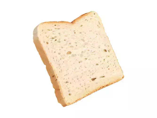 Photorealistic Toast 3D Scan 3D model 3D model
