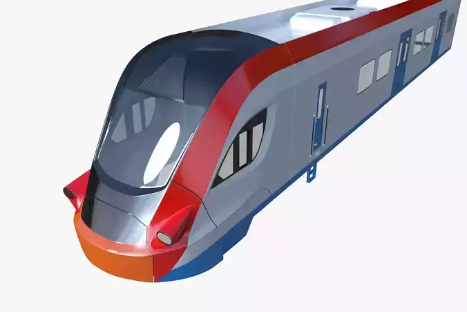 Ivolga train 3D model
