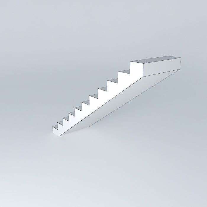 Stairs set of Free 3D model_4
