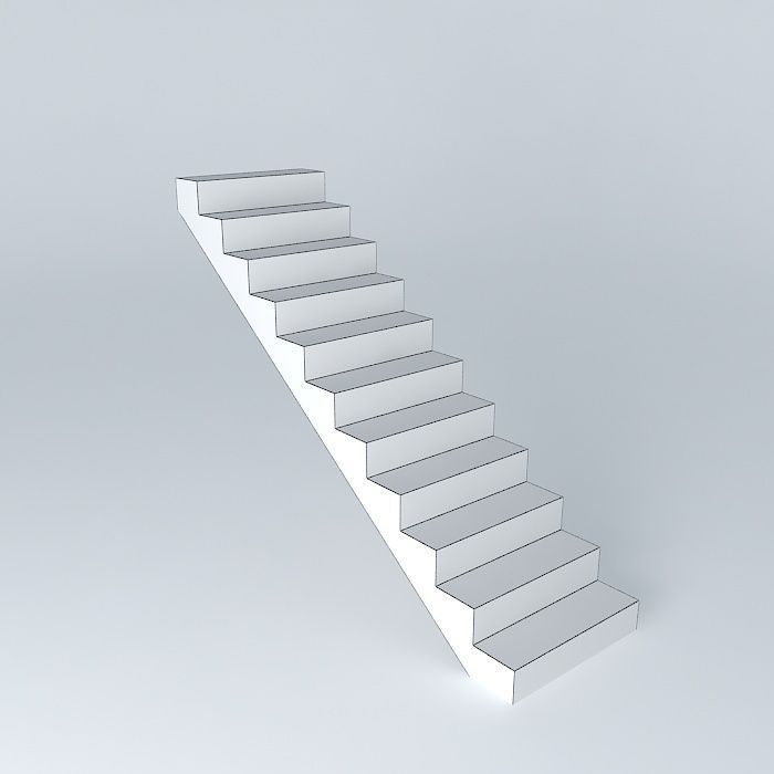 Stairs set of Free 3D model_3