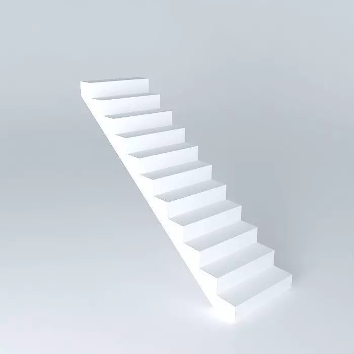 Stairs set of Free 3D model_0