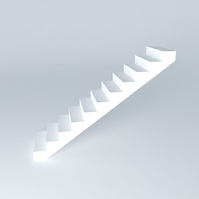 Stairs set of Free 3D model_2