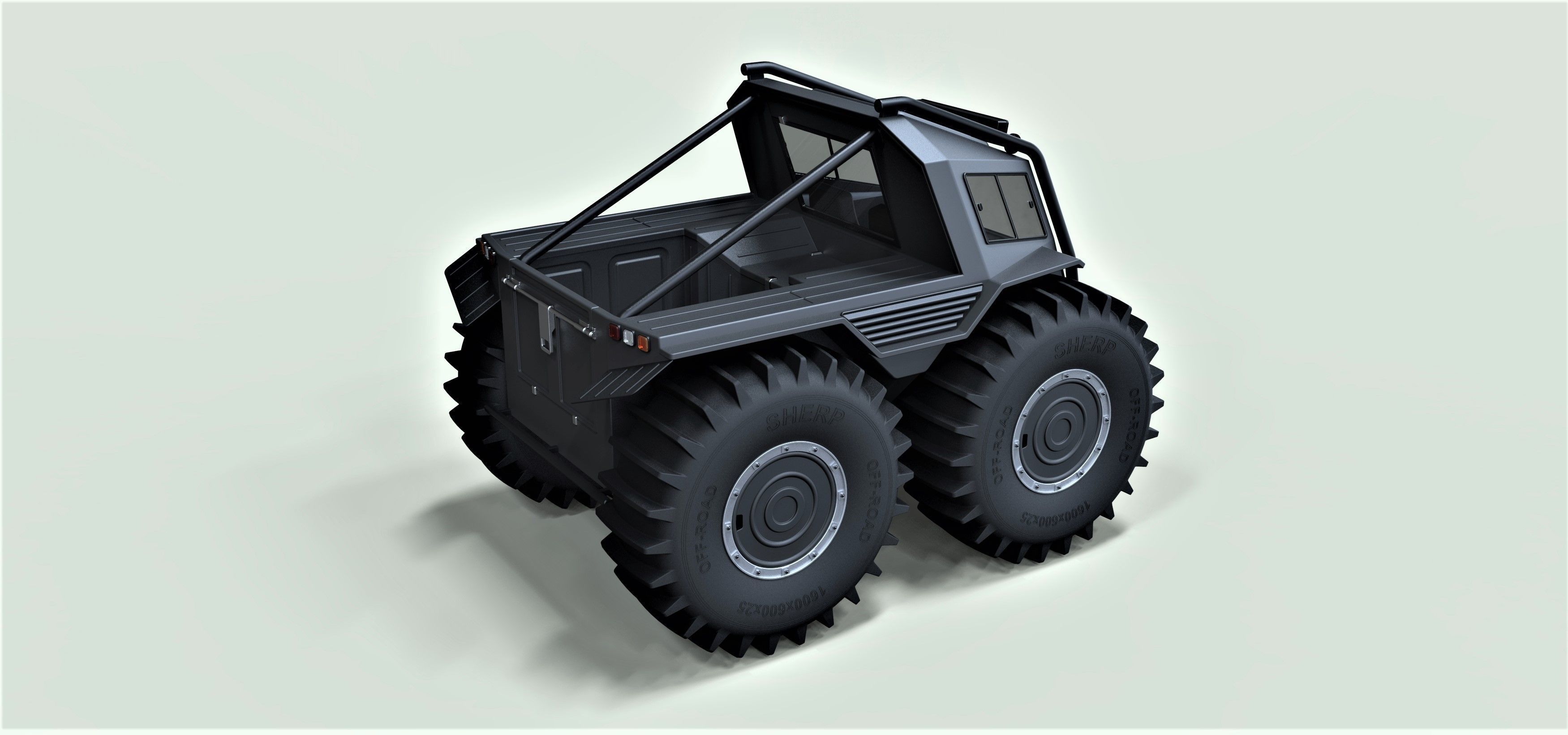 SHERP pickup 3D model_9