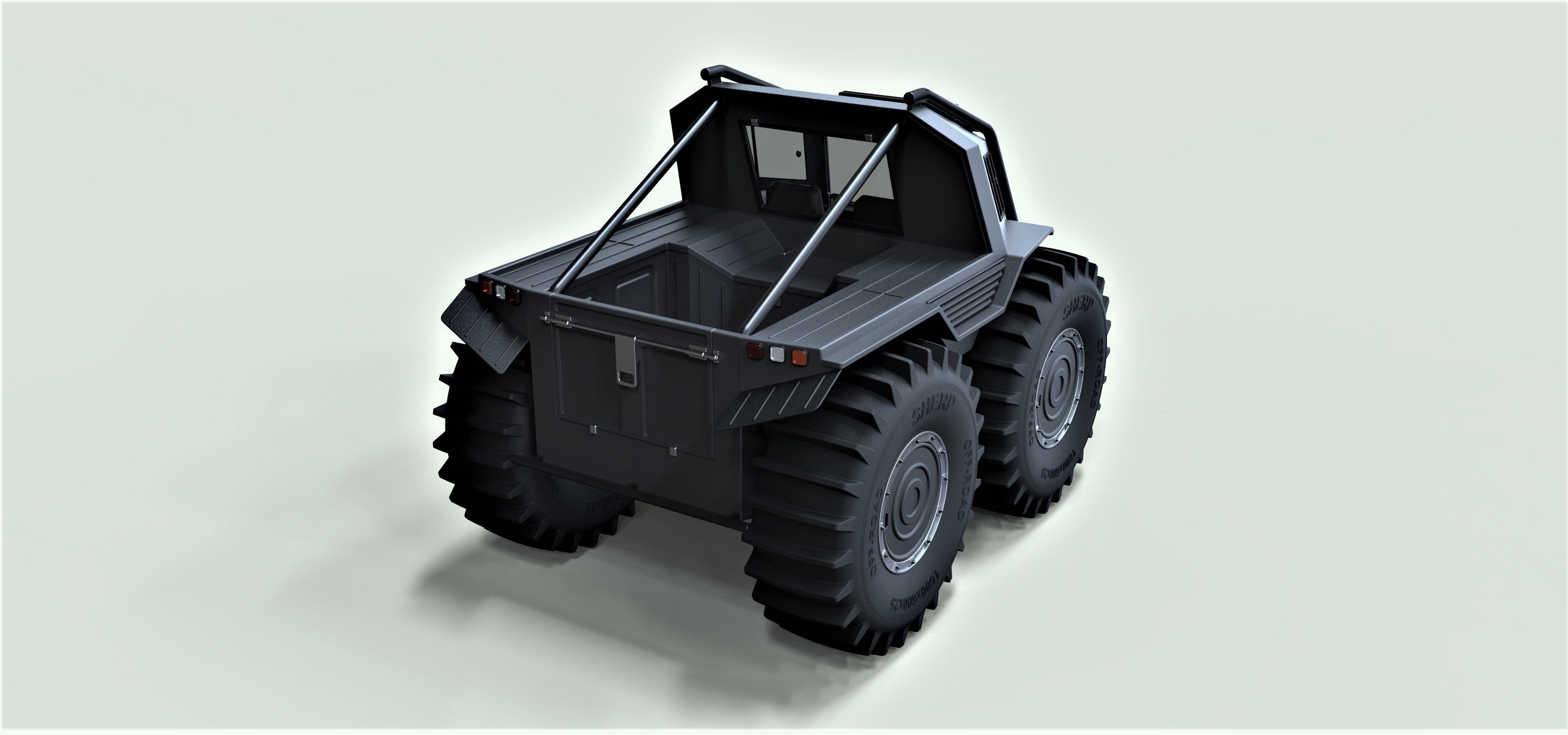 SHERP pickup 3D model_10