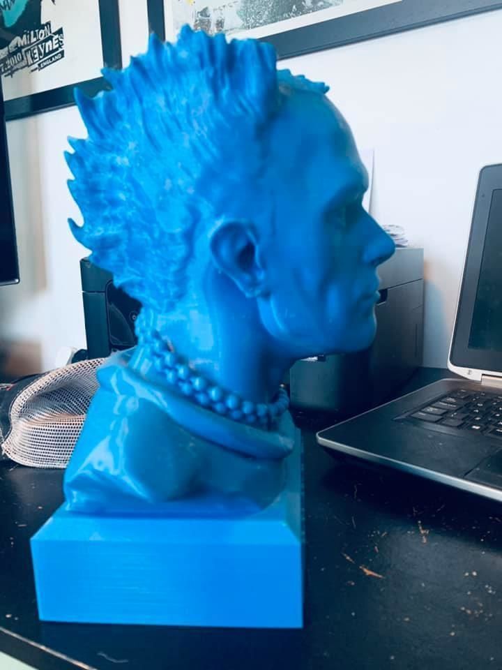 Keith Flint portrait  3D print model_6