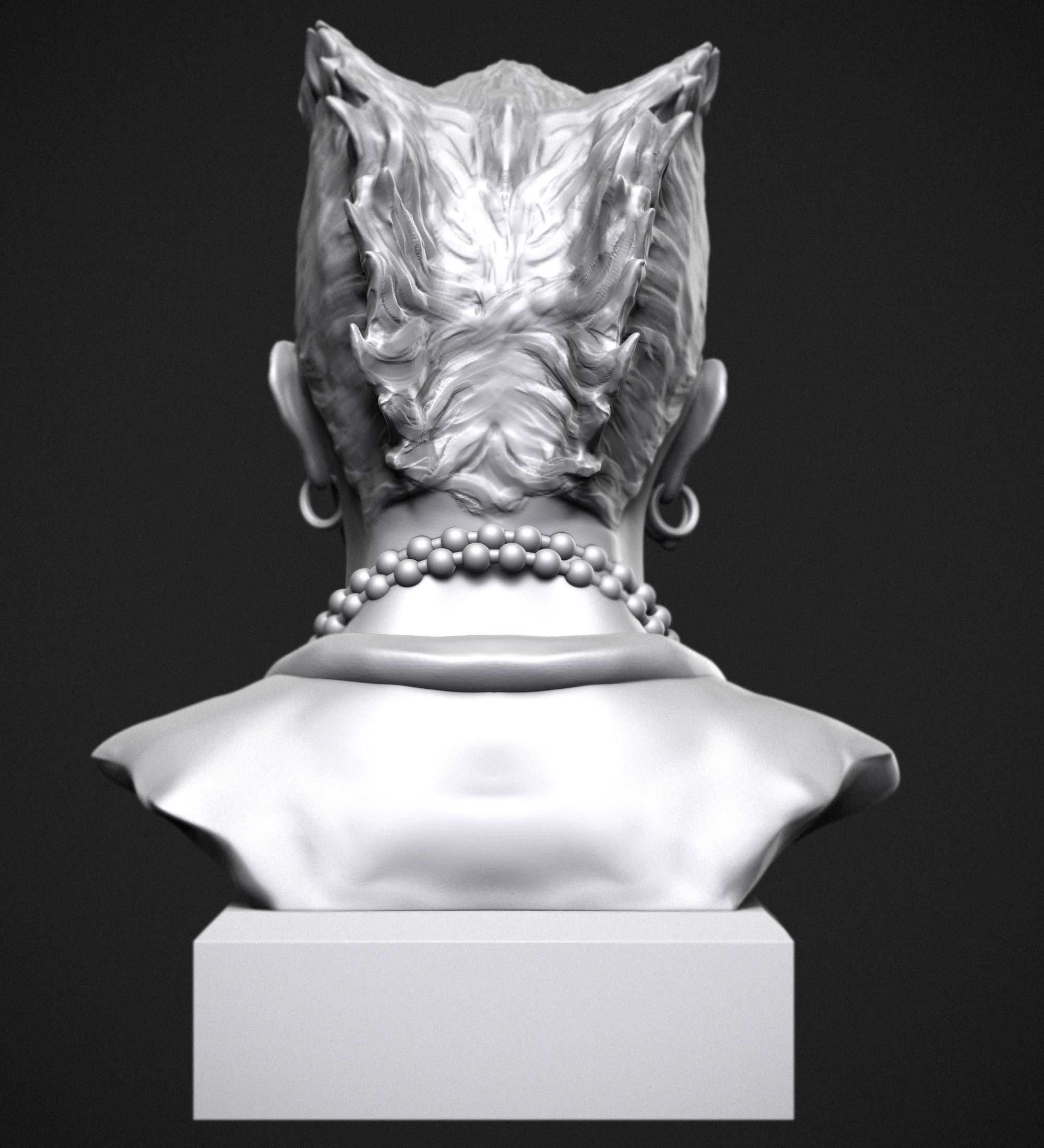Keith Flint portrait  3D print model_3