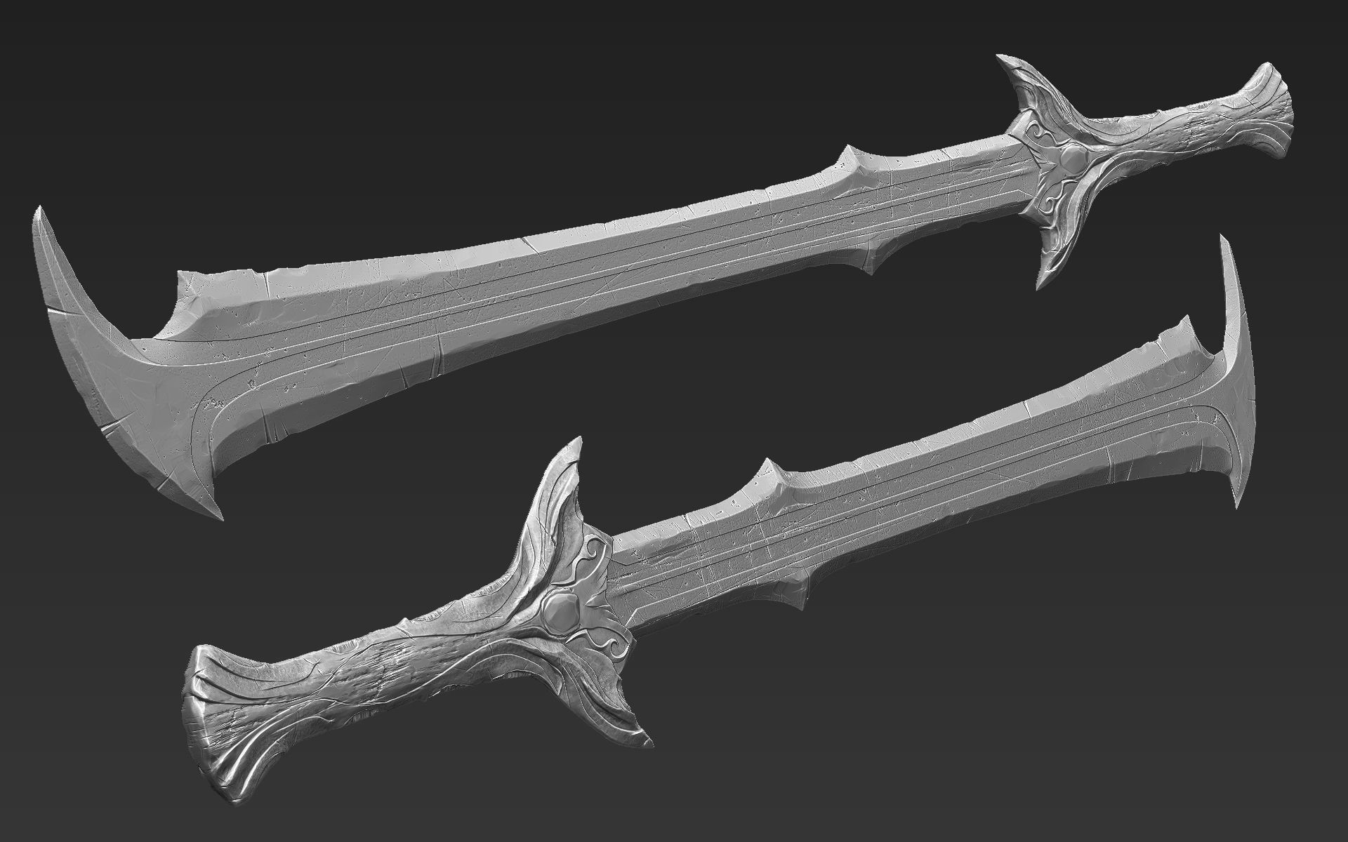 Zbrush Sword 05 3D model_5