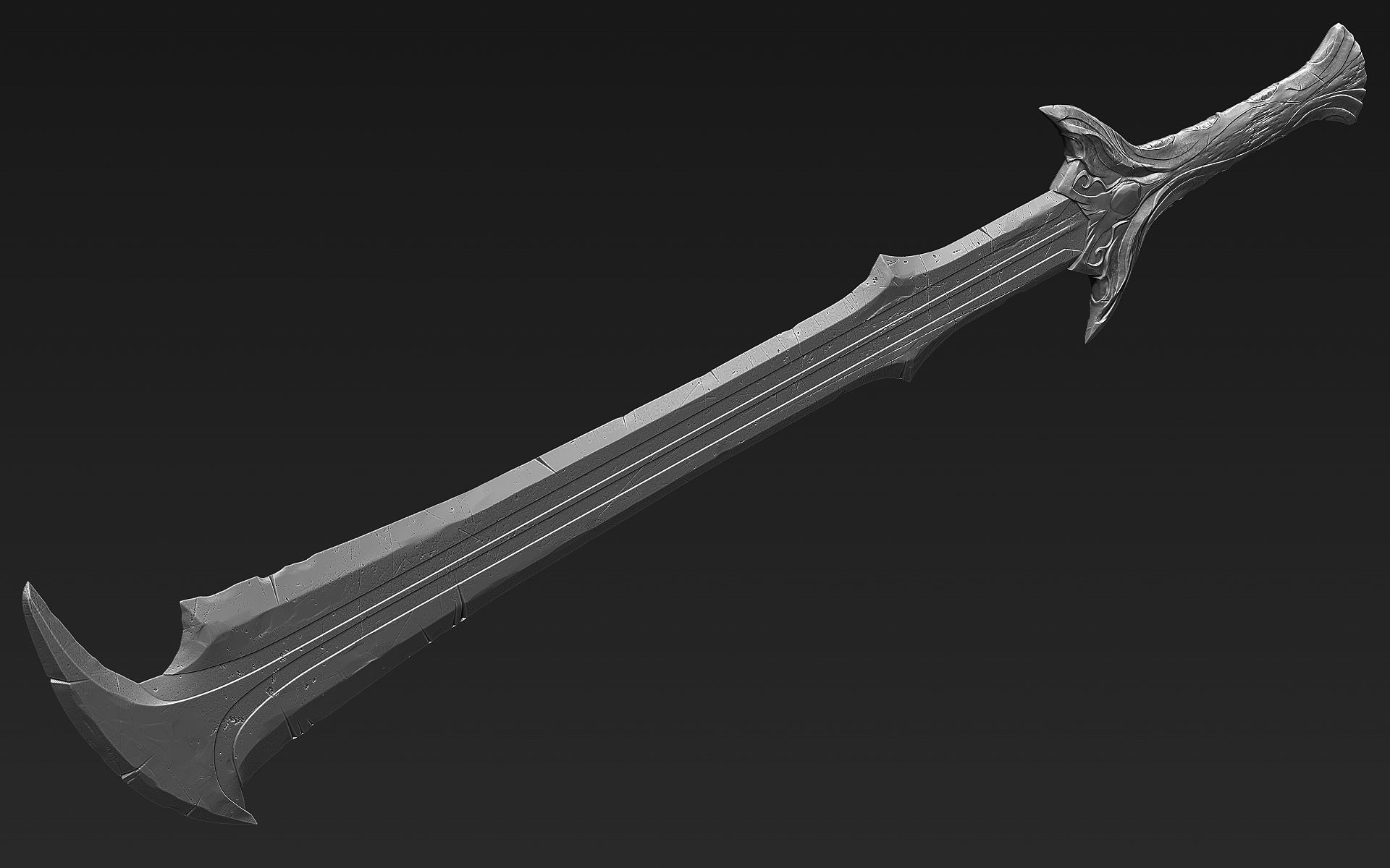 Zbrush Sword 05 3D model_2
