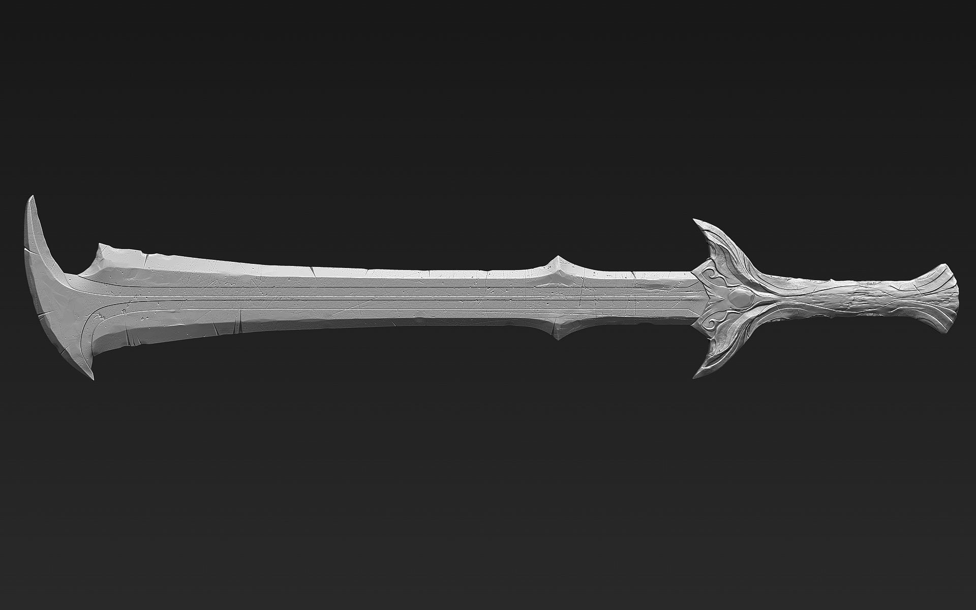 Zbrush Sword 05 3D model_1