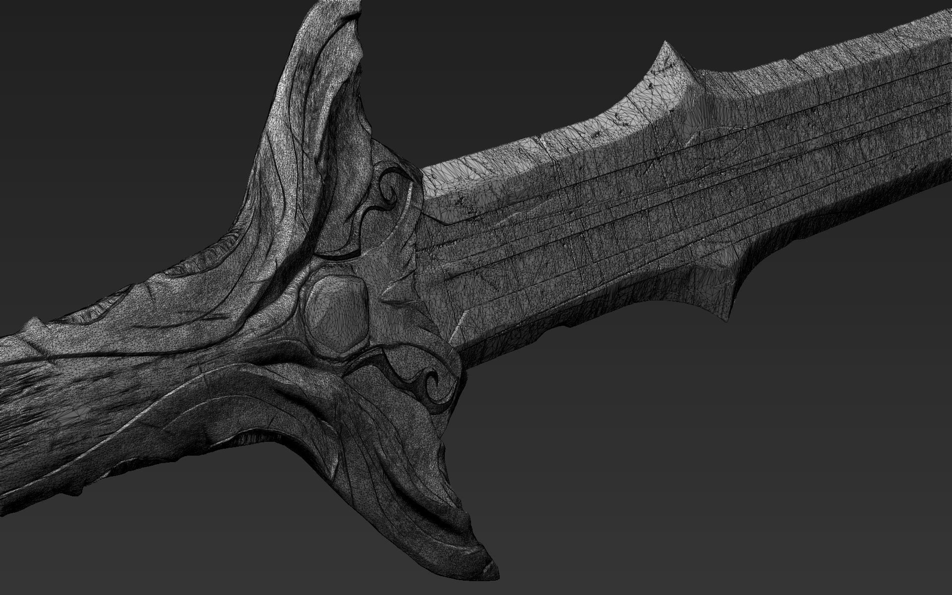Zbrush Sword 05 3D model_6