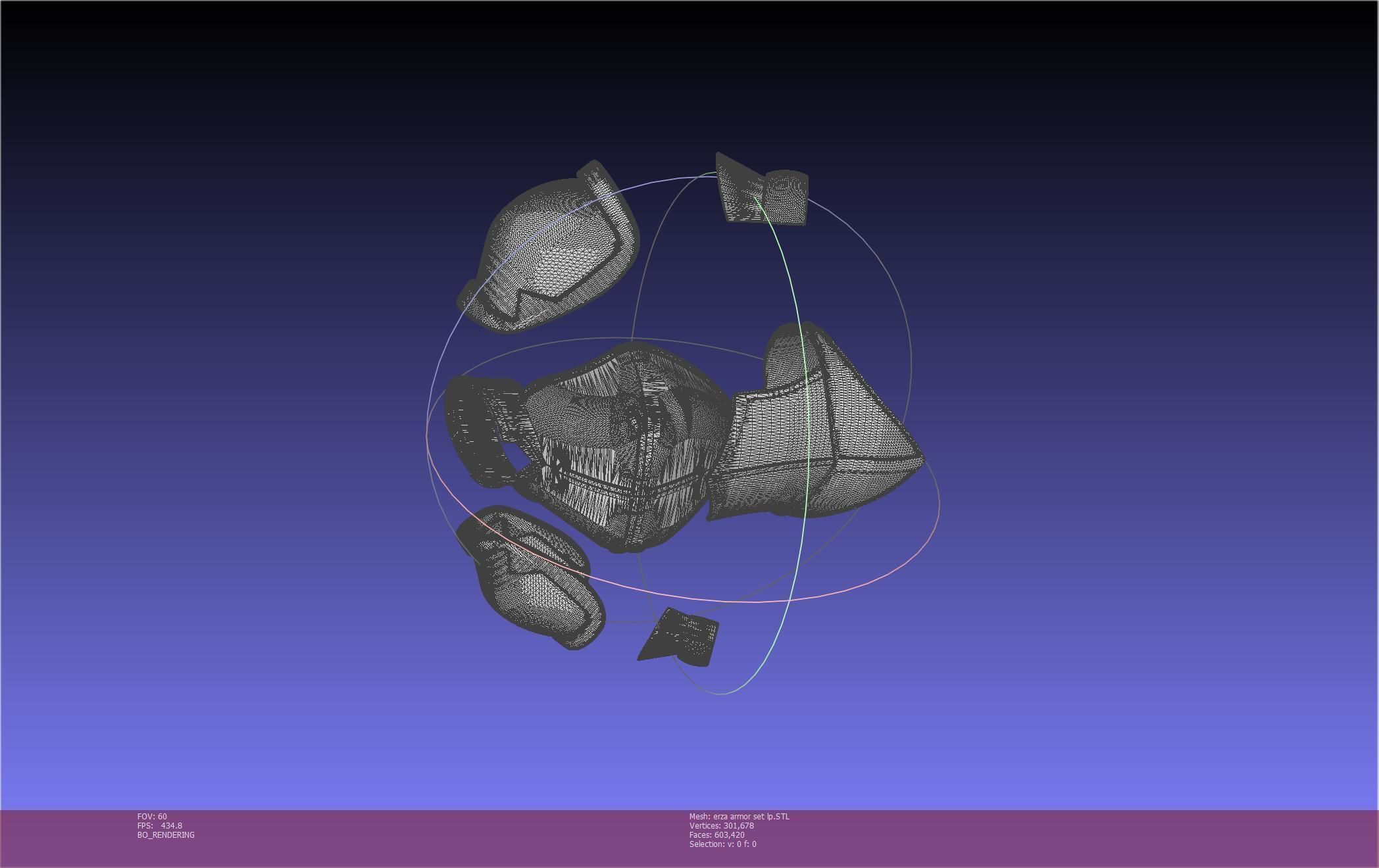 Fairy Tail Erza Scarlet Heart Kreuz Armor Set 3D print model_135