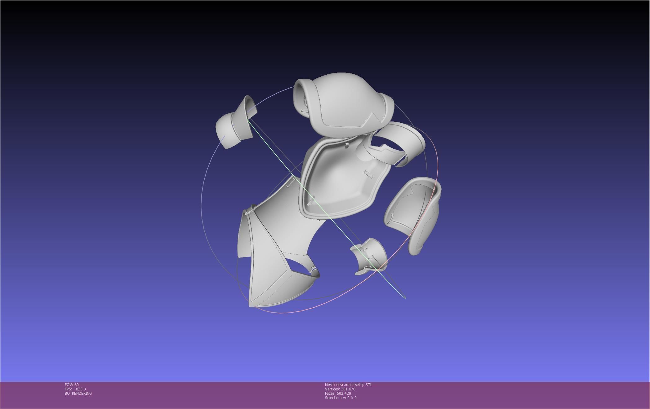 Fairy Tail Erza Scarlet Heart Kreuz Armor Set 3D print model_108