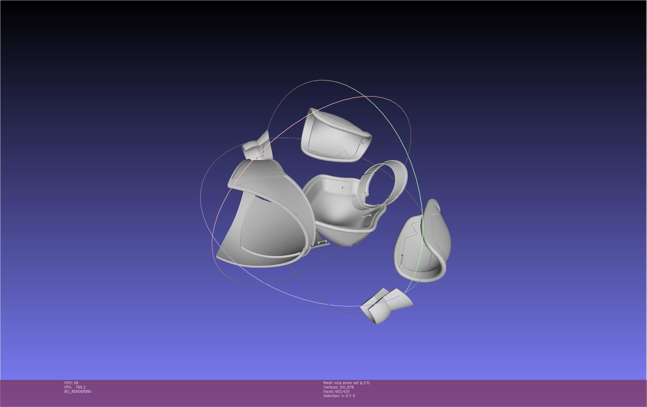 Fairy Tail Erza Scarlet Heart Kreuz Armor Set 3D print model_111