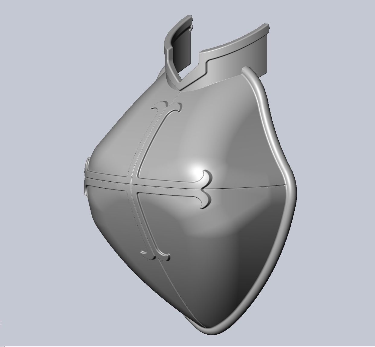 Fairy Tail Erza Scarlet Heart Kreuz Armor Set 3D print model_3