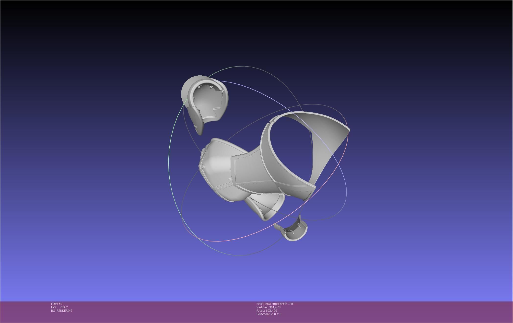 Fairy Tail Erza Scarlet Heart Kreuz Armor Set 3D print model_126