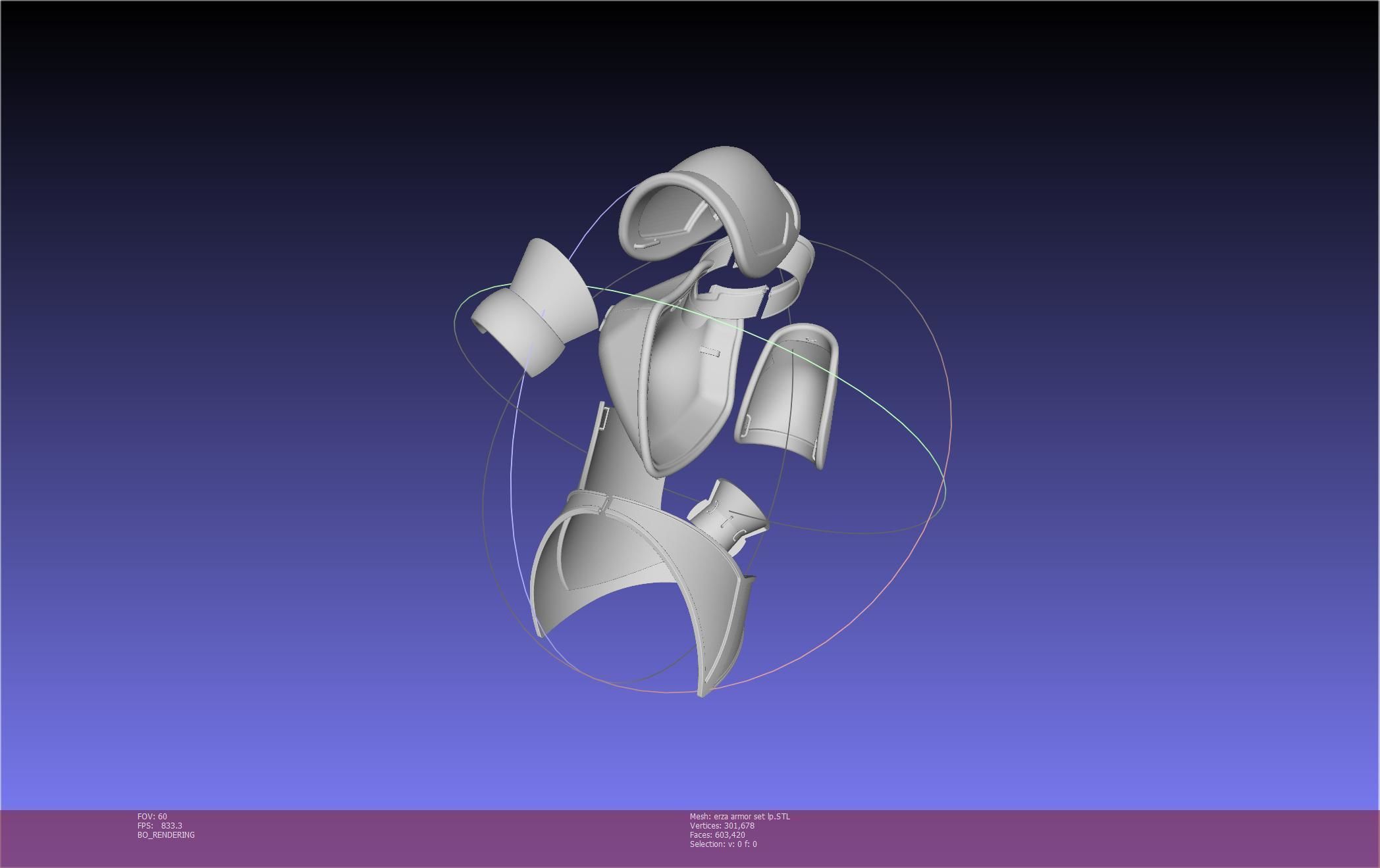 Fairy Tail Erza Scarlet Heart Kreuz Armor Set 3D print model_110