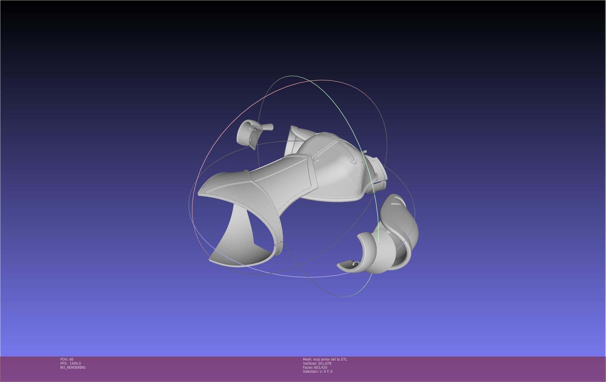 Fairy Tail Erza Scarlet Heart Kreuz Armor Set 3D print model_146