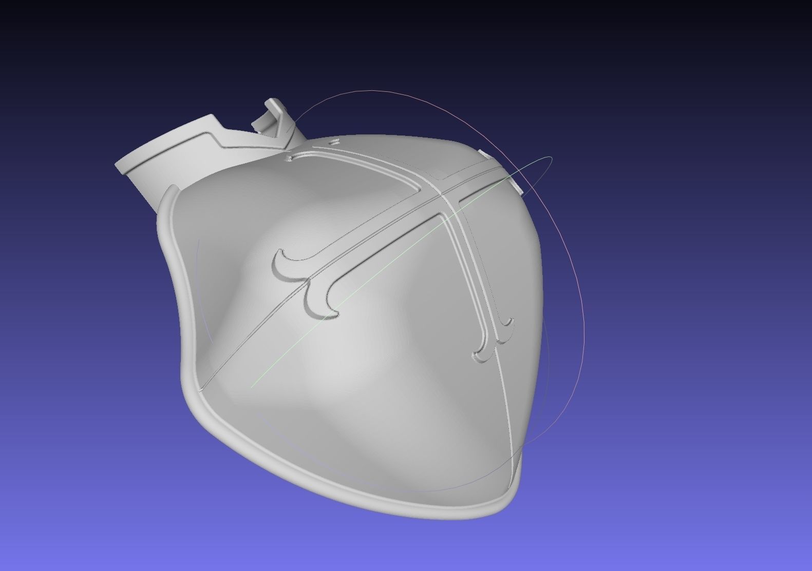 Fairy Tail Erza Scarlet Heart Kreuz Armor Set 3D print model_5