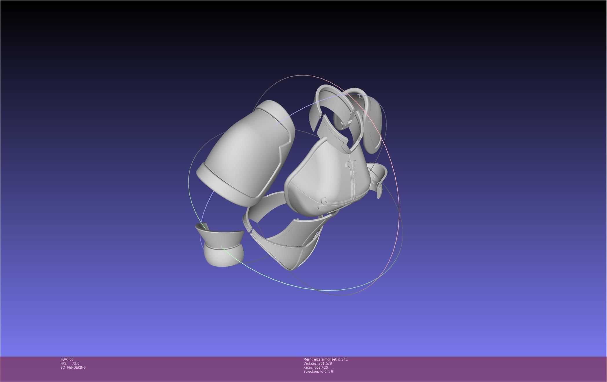 Fairy Tail Erza Scarlet Heart Kreuz Armor Set 3D print model_99