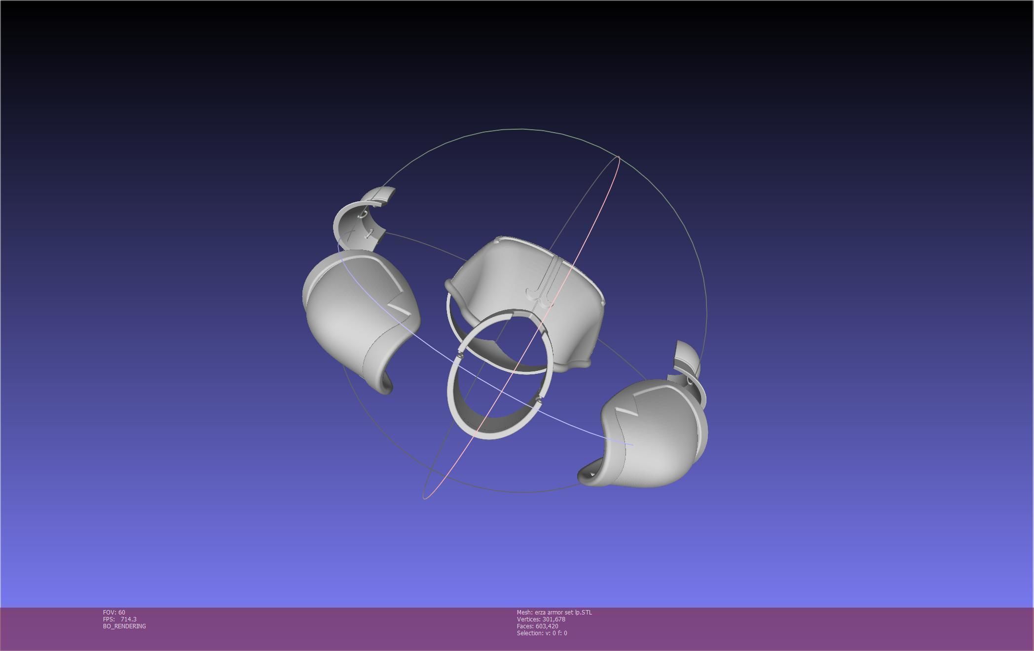 Fairy Tail Erza Scarlet Heart Kreuz Armor Set 3D print model_141