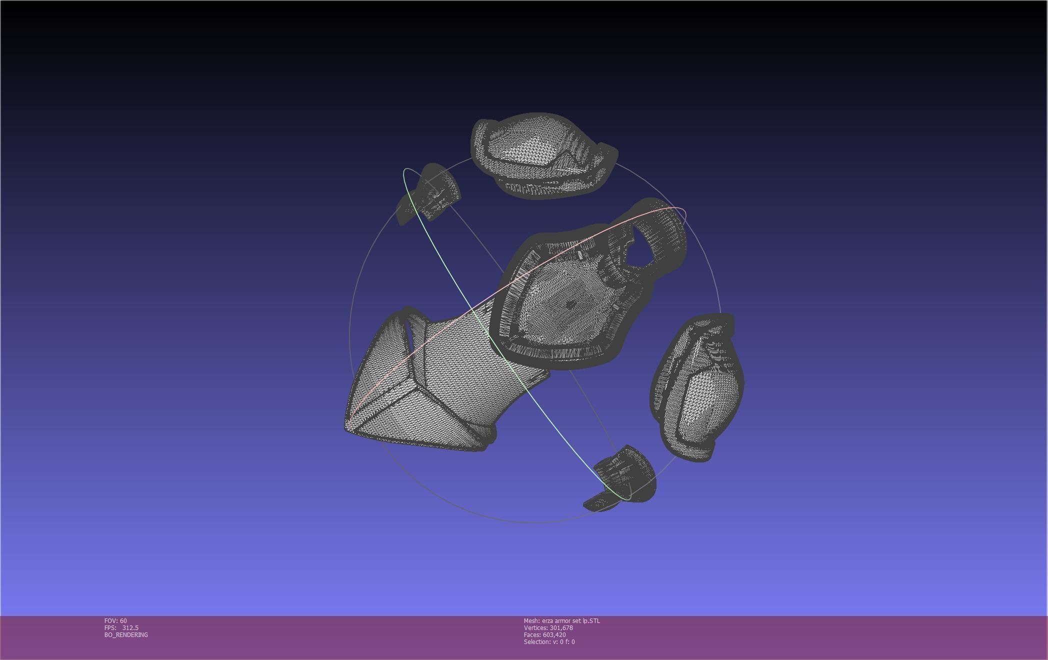 Fairy Tail Erza Scarlet Heart Kreuz Armor Set 3D print model_133