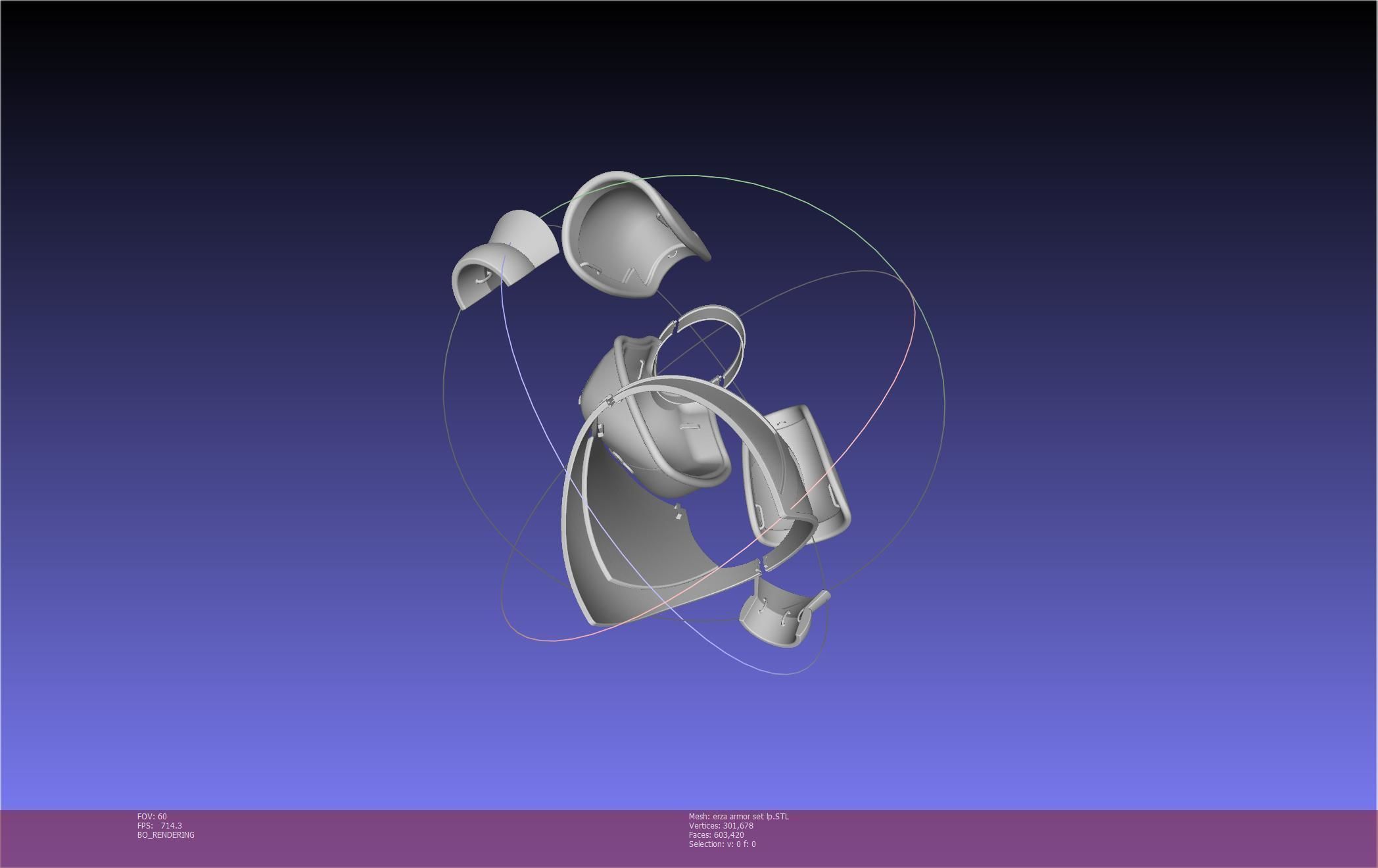 Fairy Tail Erza Scarlet Heart Kreuz Armor Set 3D print model_125