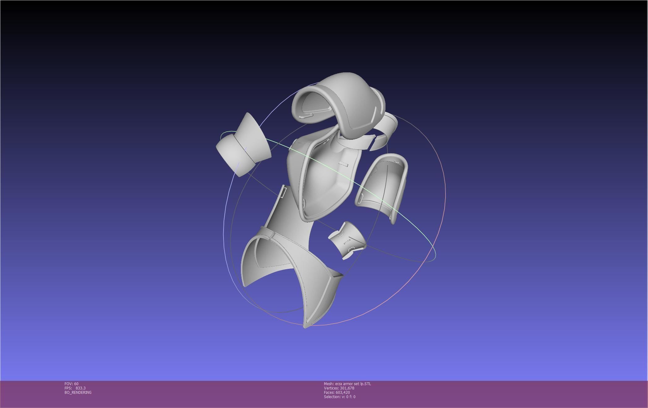 Fairy Tail Erza Scarlet Heart Kreuz Armor Set 3D print model_109