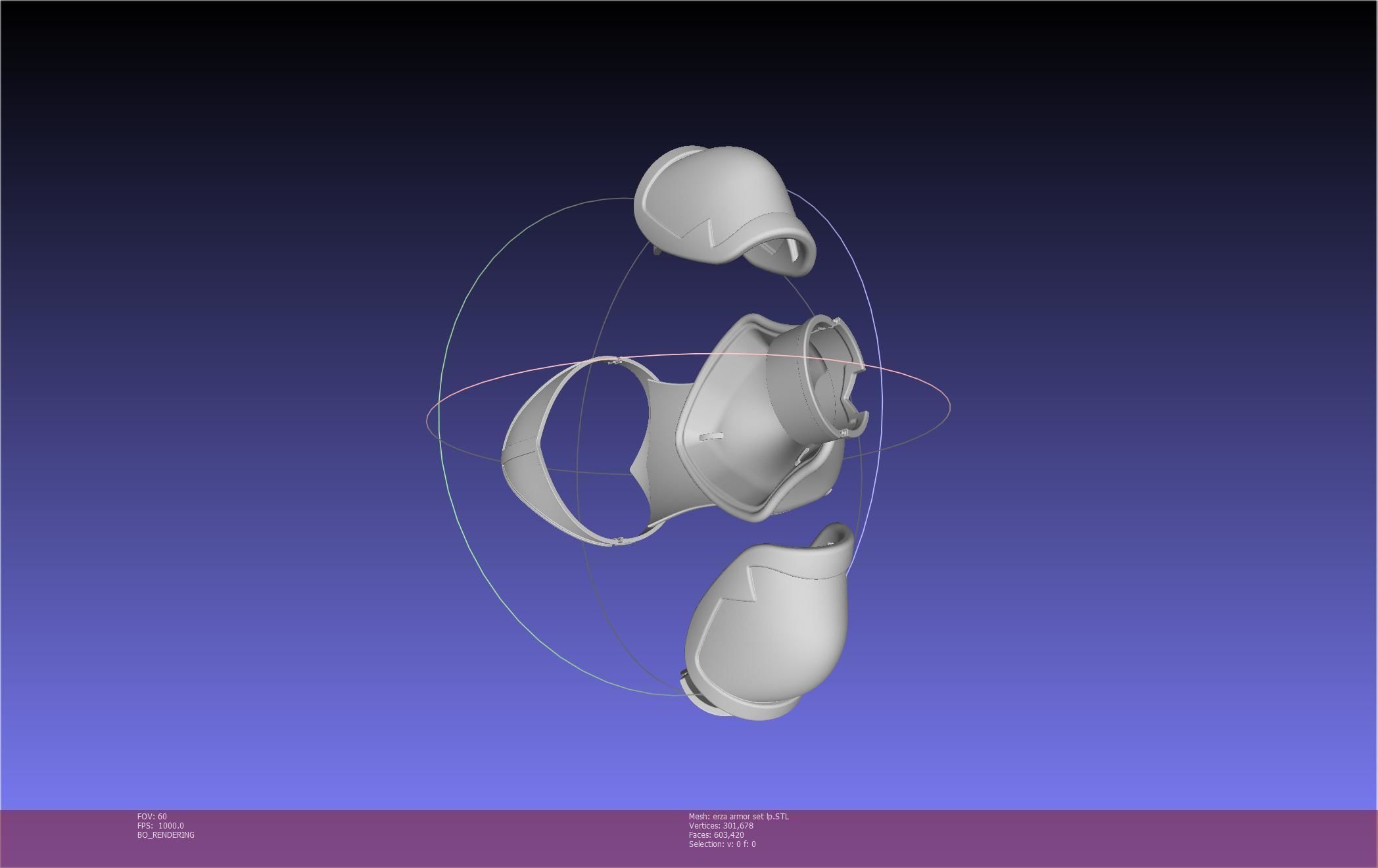 Fairy Tail Erza Scarlet Heart Kreuz Armor Set 3D print model_120