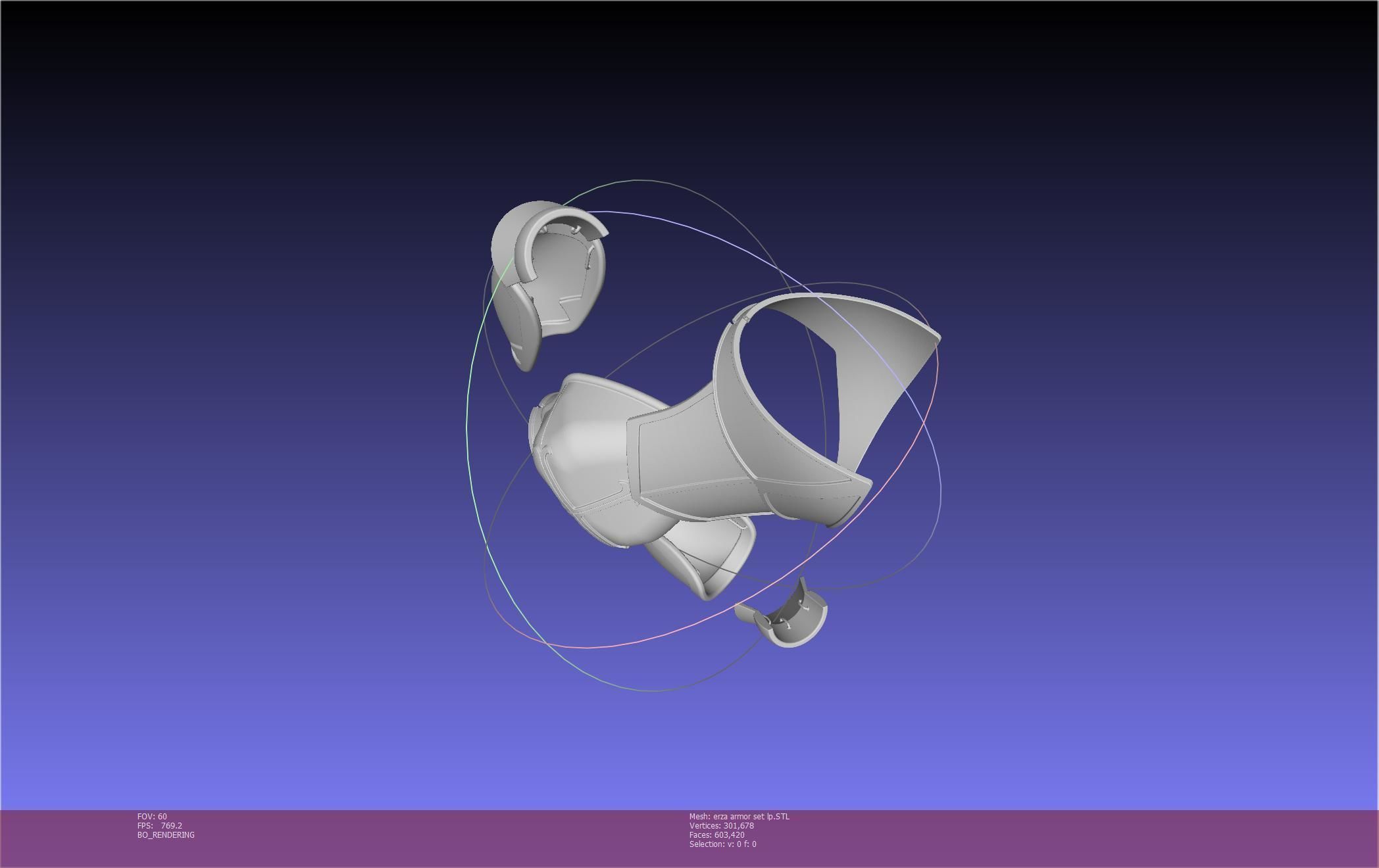 Fairy Tail Erza Scarlet Heart Kreuz Armor Set 3D print model_128