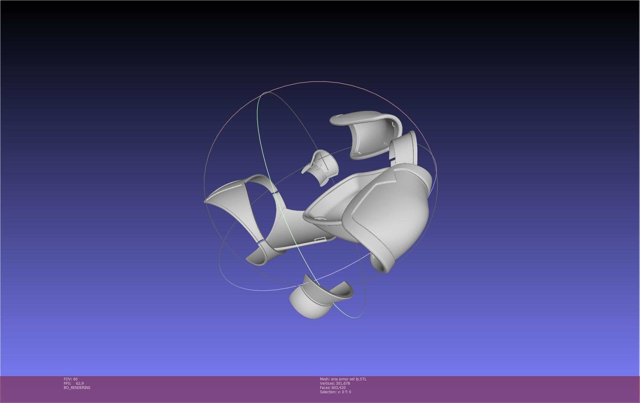 Fairy Tail Erza Scarlet Heart Kreuz Armor Set 3D print model_101